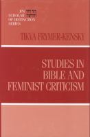 Studies in Bible and feminist criticism /