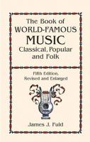 The book of world-famous music : classical, popular, and folk /