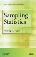 Sampling Statistics.