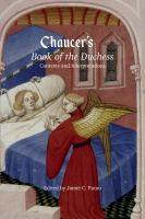 Chaucer's book of the duchess : contexts and interpretations /