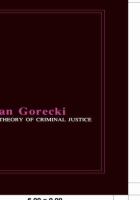 A theory of criminal justice /