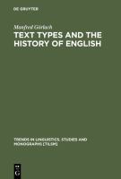 Text Types and the History of English.