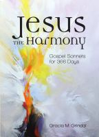 Jesus the Harmony Gospel Sonnets for 366 Days.