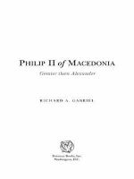 Philip II of Macedonia : greater than Alexander /