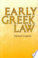 Early Greek law /