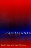 The politics of gender after socialism : a comparative-historical essay /