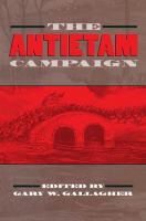 The Antietam Campaign.