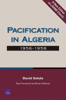 Pacification in Algeria, 1956-1958