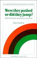 Were they pushed or did they jump? : individual decision mechanisms in education /