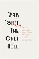 War isn't the only hell : a new reading of World War I American literature /