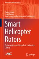 Smart Helicopter Rotors Optimization and Piezoelectric Vibration Control /