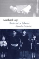 Numbered days : diaries and the Holocaust /