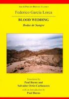 Blood wedding = Bodas de sangre /
