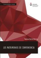 Los matrimonios de conveniencia