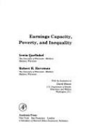 Earnings capacity, poverty, and inequality /