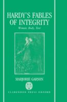 Hardy's fables of integrity : woman, body, text /