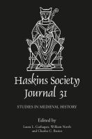 The Haskins Society Journal. Studies in Medieval History.