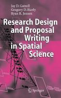 Research design and proposal writing in spatial science