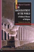 The Disenchantment of the World A Political History of Religion.