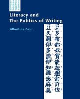 Literacy and the politics of writing