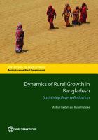 Dynamics of rural growth in Bangladesh sustaining poverty reduction /