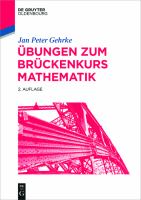 Übungen zum Brückenkurs Mathematik