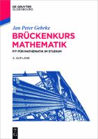 Brückenkurs Mathematik fit für Mathematik im Studium