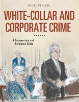 White-Collar and Corporate Crime : A Documentary and Reference Guide.