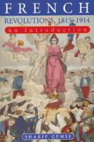 French revolutions, 1815-1914 : an introduction /
