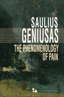 The phenomenology of pain /