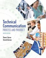 Technical communication : process and product /