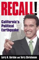 Recall! : California's political earthquake /