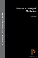 Medicine in the English Middle Ages /