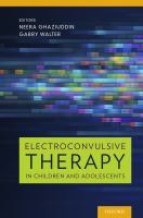 Electroconvulsive Therapy in Children and Adolescents.