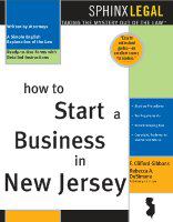 How to Start a Business in New Jersey.