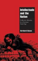 Intellectuals and the German nation : collective identity in an axial age /