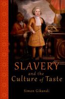 Slavery and the culture of taste /