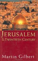 Jerusalem in the twentieth century /