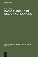 Basic thinking in regional planning
