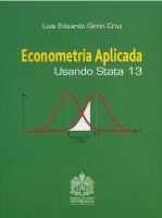 Econometría aplicada : usando stata 13 /