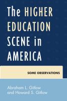 The higher education scene in America some observations /