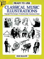 Ready-to-use classical music illustrations : copyright-free designs, printed one side, hundreds of uses /