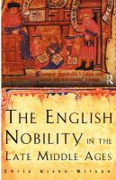 The English Nobility in the Late Middle Ages : The Fourteenth-Century Political Community.