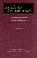 Prophecy of Enoch as Restoration Blueprint, The