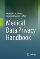 Medical Data Privacy Handbook.