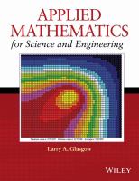 Applied mathematics for science and engineering
