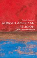 African American Religion : a very short introduction /