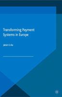 Transforming payment systems in Europe