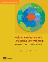 Making monitoring and evaluation systems work a capacity development toolkit /