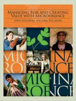 Managing risk and creating value with microfinance